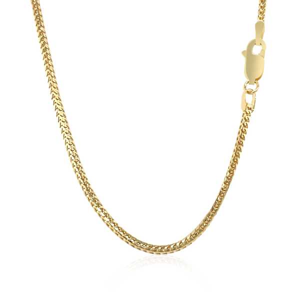 14k Yellow Gold Franco Chain (1.60 mm) - Image 3