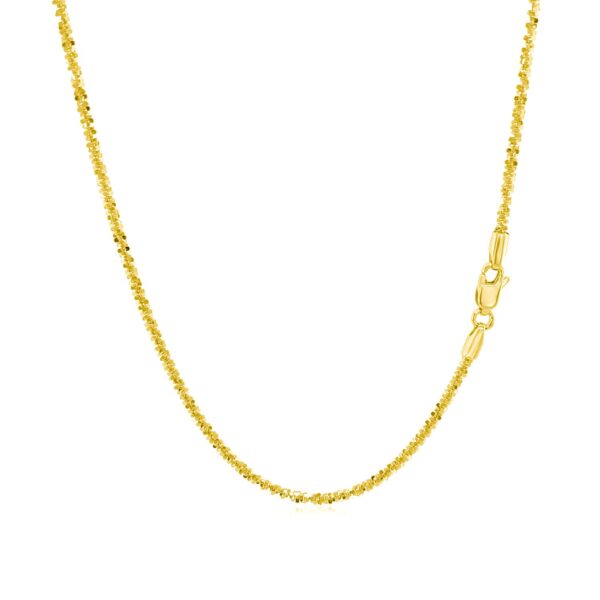 10k Yellow Gold Sparkle Chain 1.50 mm) - Image 3