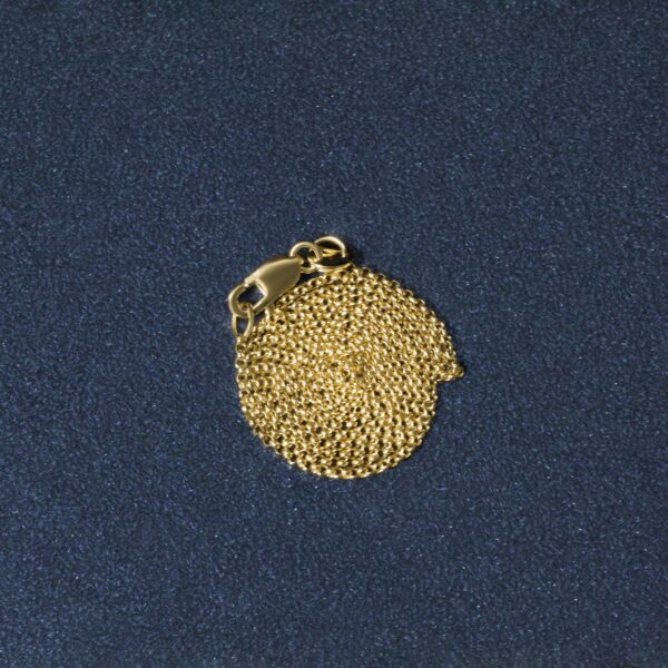 14k Yellow Gold Diamond Cut Rolo Chain (1.10 mm) - Image 6