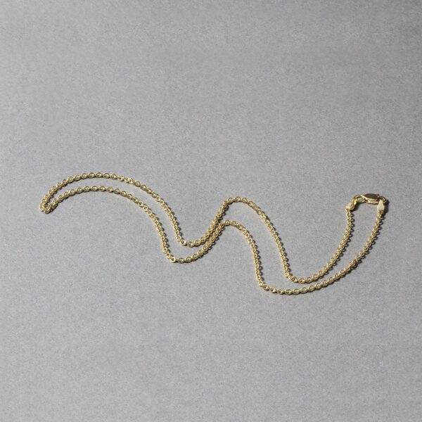 14k Yellow Gold Forsantina Lite Cable Link Chain (1.80 mm) - Image 5