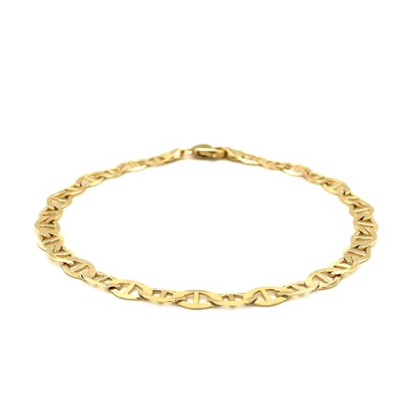 14k Yellow Gold Mariner Link Bracelet (5.10 mm) - Image 2