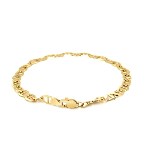 14k Yellow Gold Mariner Link Bracelet (5.10 mm) - Image 3