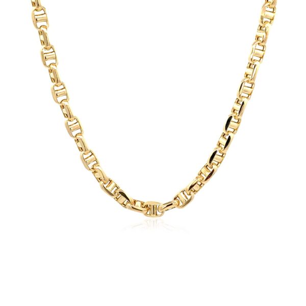 14k Yellow Gold Anchor Chain (4.50 mm) - Image 2