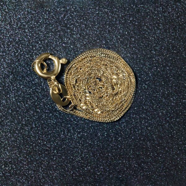 14k Yellow Gold Singapore Chain 0.81 mm - Image 6