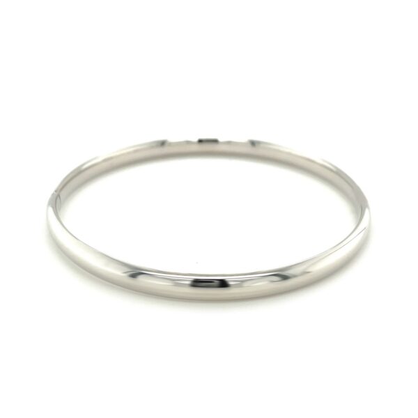 Classic Bangle in 14k White Gold (5.00 mm) - Image 2