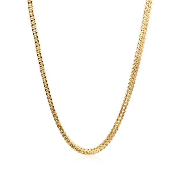 14k Yellow Gold Light Weight Wheat Chain (3.20 mm) - Image 2