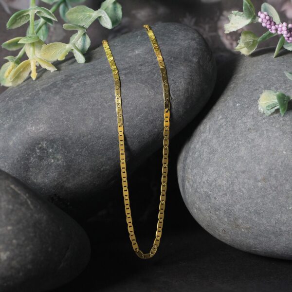 14k Yellow Gold Mariner Link Chain (1.70 mm) - Image 3