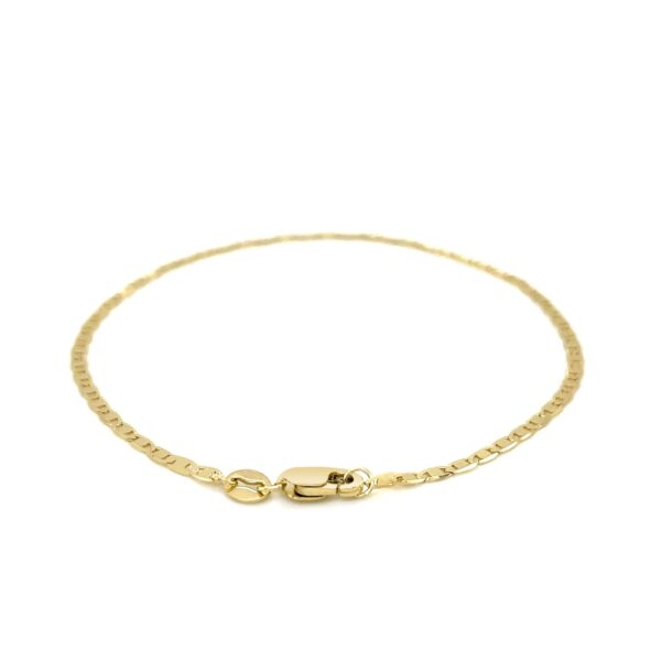 10k Yellow Gold Mariner Link Bracelet (1.70 mm) - Image 3