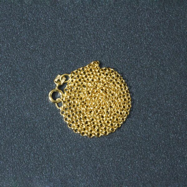 14k Yellow Gold Rolo Chain (1.90 mm) - Image 6