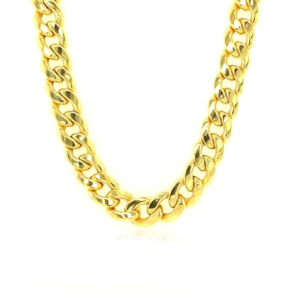 10k Yellow Gold Light Miami Cuban Chain (7.00 mm) - Image 2