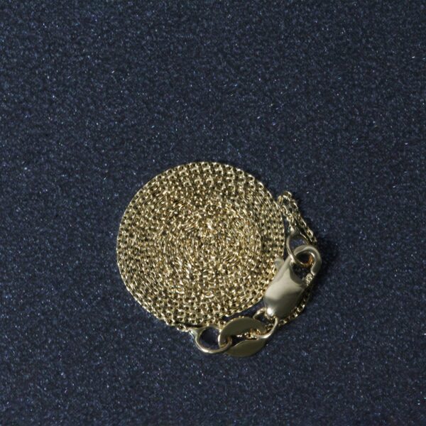 14k Yellow Gold Cable Link Chain (0.50 mm) - Image 3