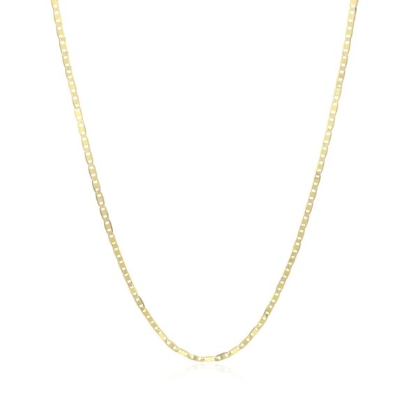 10k Yellow Gold Mariner Link Chain (1.20 mm) - Image 2