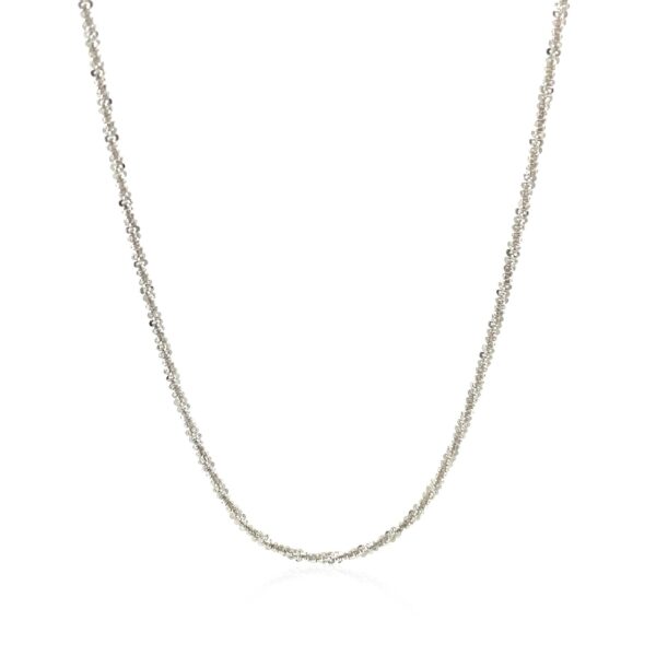 Sterling Silver 1.5mm Adjustable Sparkle Chain (1.50 mm) - Image 2