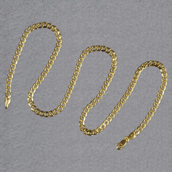 10k Yellow Gold Curb Chain (4.40 mm) - Image 6