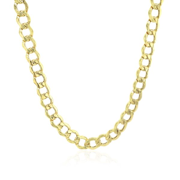10k Yellow Gold Curb Chain (5.30 mm) - Image 2