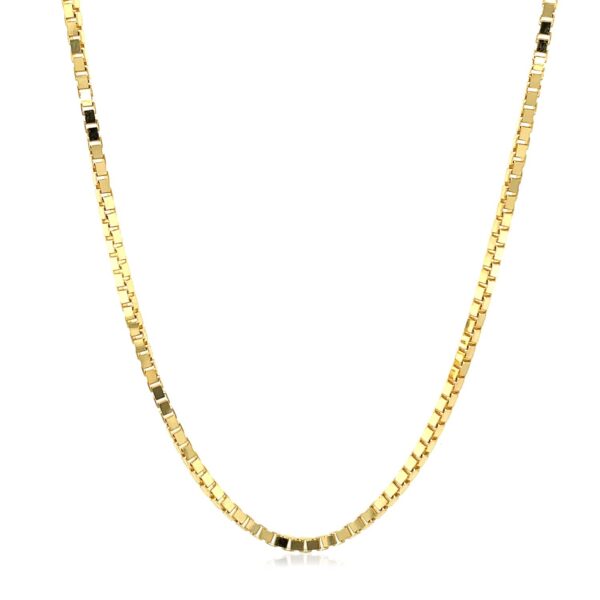 14K Yellow Gold Classic Box Chain (1.7 mm) - Image 2
