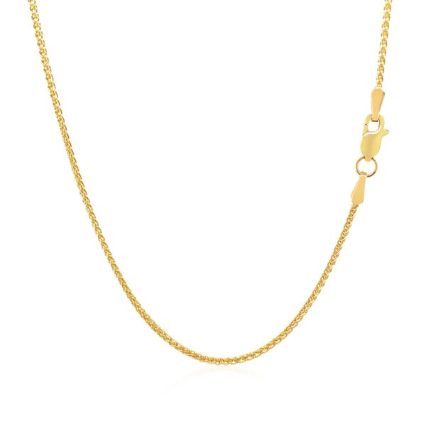 14k Yellow Gold Round Chain (1.2 mm) - Image 3