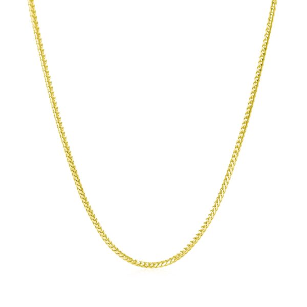 14k Yellow Gold Franco Chain (1.20 mm) - Image 2