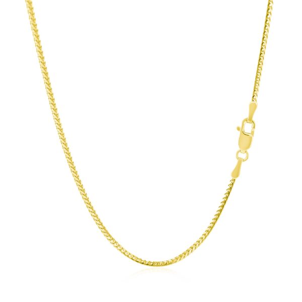 14k Yellow Gold Franco Chain (1.20 mm) - Image 3
