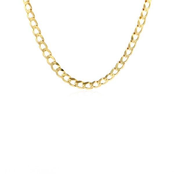 10k Yellow Gold Curb Chain (4.70 mm) - Image 3