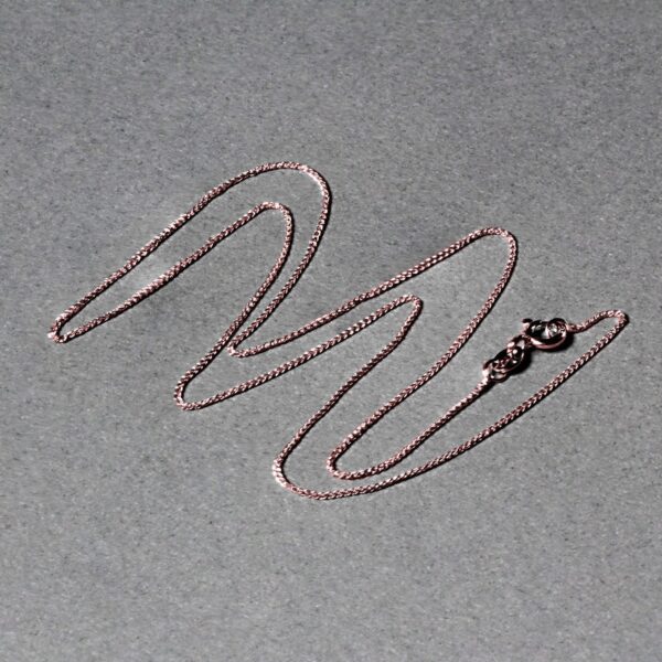 14k Rose Gold Diamond Cut Round Wheat Chain (0.70 mm) - Image 6