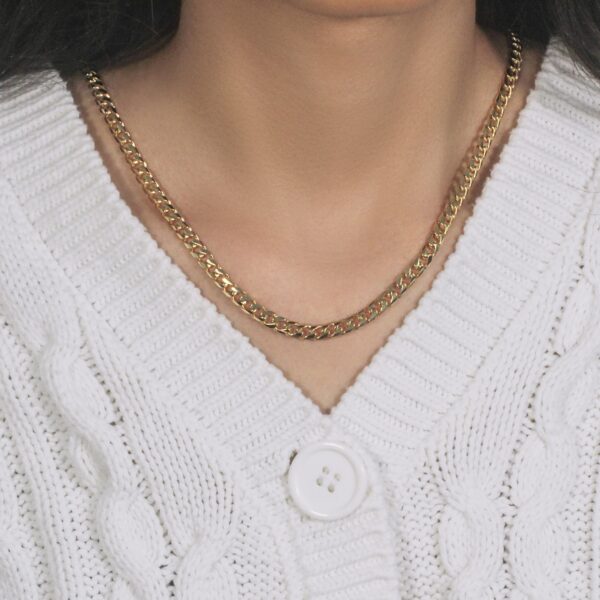 14k Yellow Gold Solid Miami Cuban Chain (5.00 mm) - Image 6