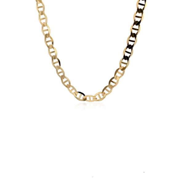 10k Yellow Gold Mariner Link Chain (5.10 mm) - Image 2