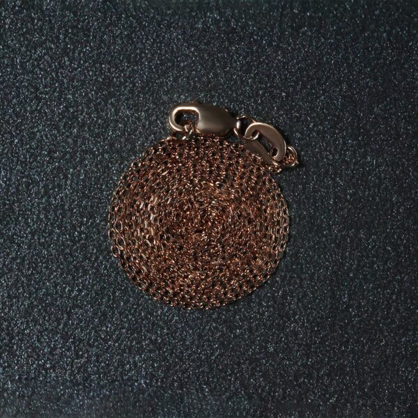 Diamond Cut Cable Link Chain in Rose Gold (0.87 mm) - Image 6