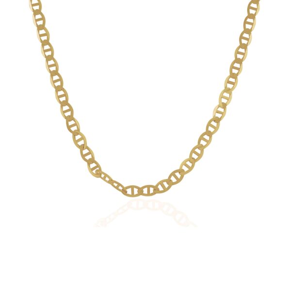 10k Yellow Gold Mariner Link Chain (4.50 mm) - Image 2