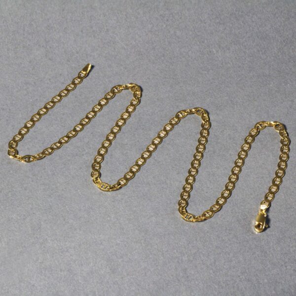 10k Yellow Gold Mariner Link Chain (4.50 mm) - Image 4