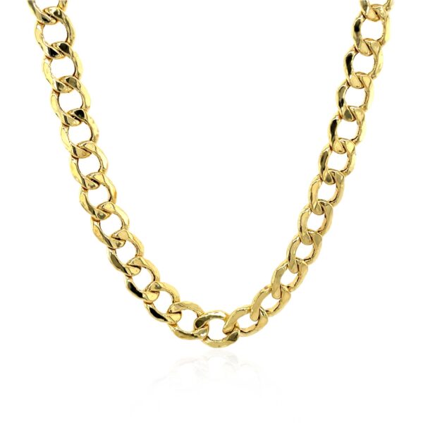 14k Yellow Gold Curb Chain (6.20 mm) - Image 2