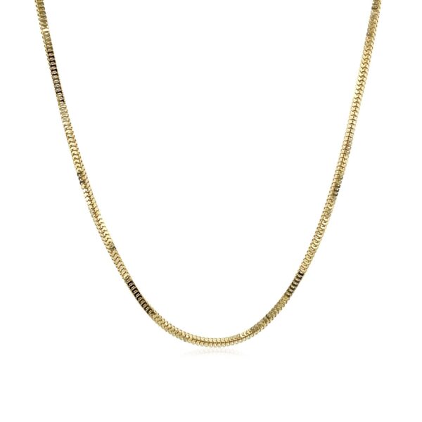 14k Yellow Gold Milano Chain (1.10 mm) - Image 2