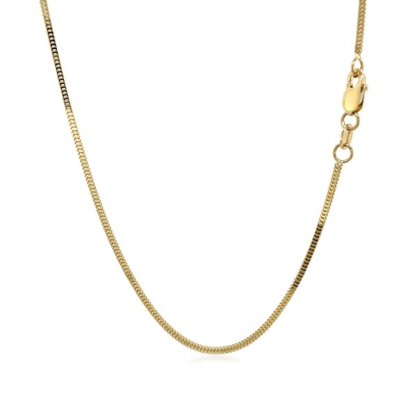 14k Yellow Gold Milano Chain (1.10 mm) - Image 3