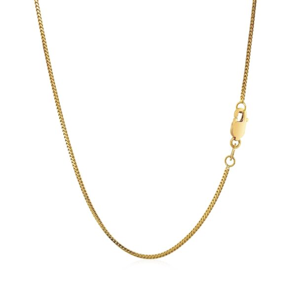 14k Yellow Gold Franco Chain (0.90 mm) - Image 2