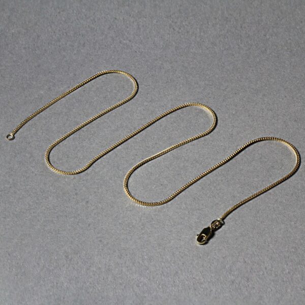 14k Yellow Gold Franco Chain (0.90 mm) - Image 6