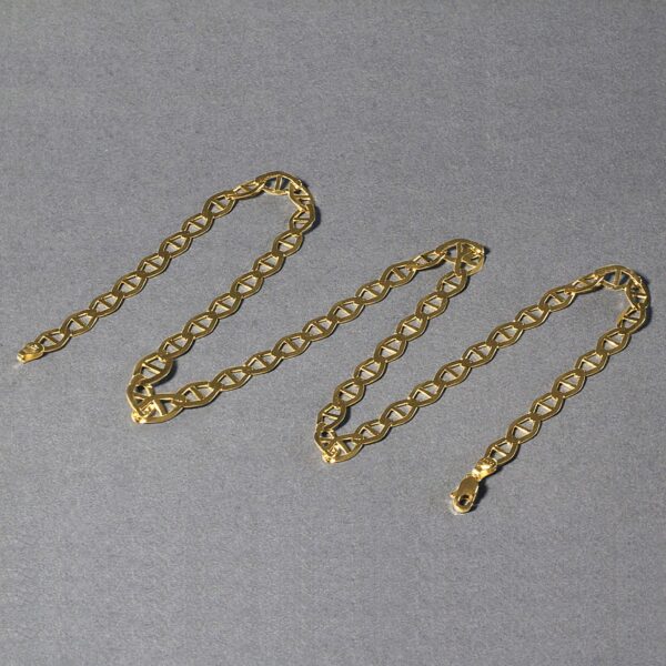 14k Yellow Gold Mariner Link Chain (6.30 mm) - Image 5