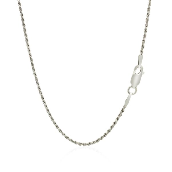 Sterling Silver Diamond Cut Rope Style Chain (1.40 mm) - Image 3