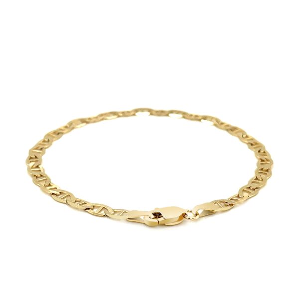 10k Yellow Gold Mariner Link Bracelet (4.50 mm) - Image 3