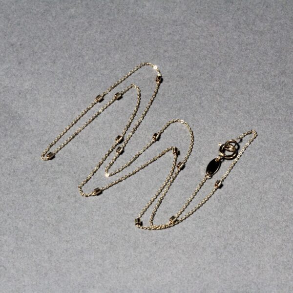 Bead Links Pendant Chain in 14k Yellow Gold (1.50 mm) - Image 3