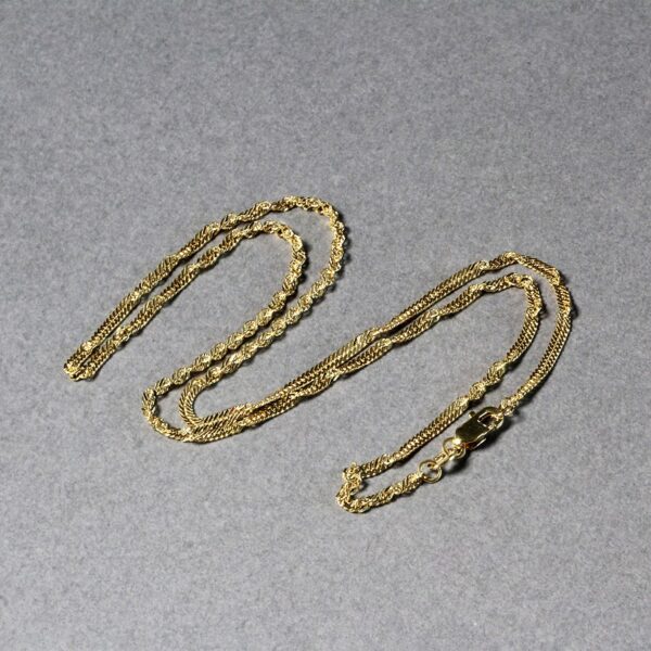 14k Yellow Gold Singapore Chain (1.80 mm) - Image 3