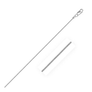 Sterling Silver 1.2mm Snake Style Chain (1.20 mm)