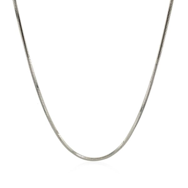 Sterling Silver 1.2mm Snake Style Chain (1.20 mm) - Image 2