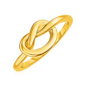 14k Yellow Gold Polished Knot Ring(2.00 mm)