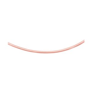 14k Rose Gold Chain in a Classic Omega Design (3.00 mm)