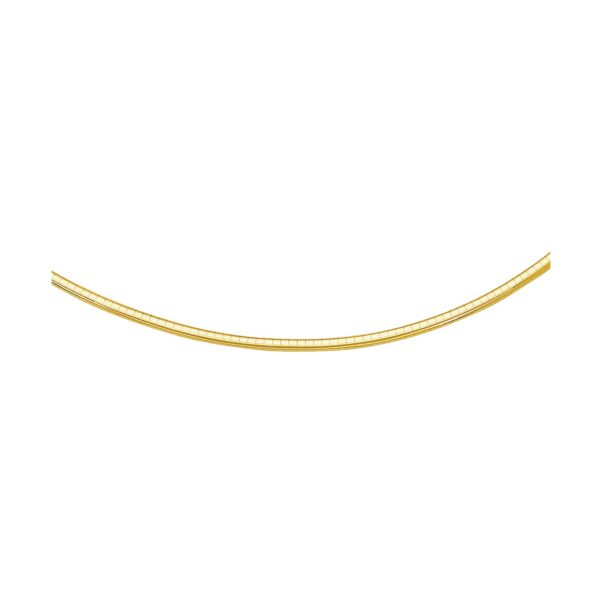 14k Yellow Gold Classic Omega Bracelet (3.00 mm)