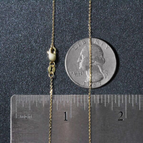 14k Two-Toned Yellow and White Gold Reversible Dolphin Pendant - Image 6
