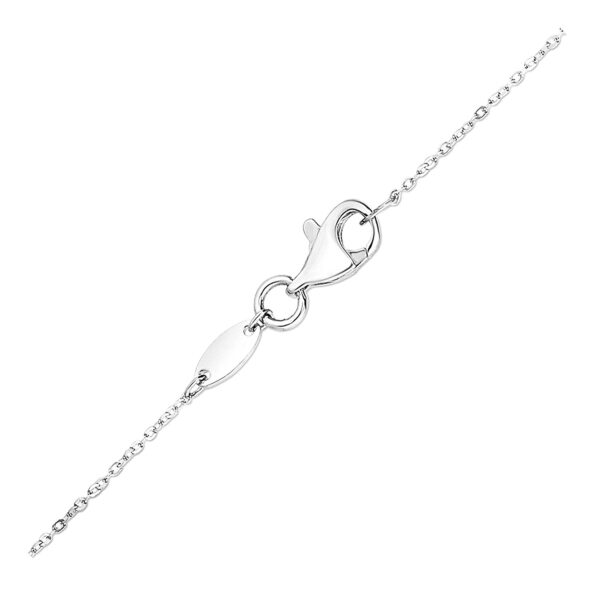 Diamond Symbol Pendant in 14k White Gold - Image 3