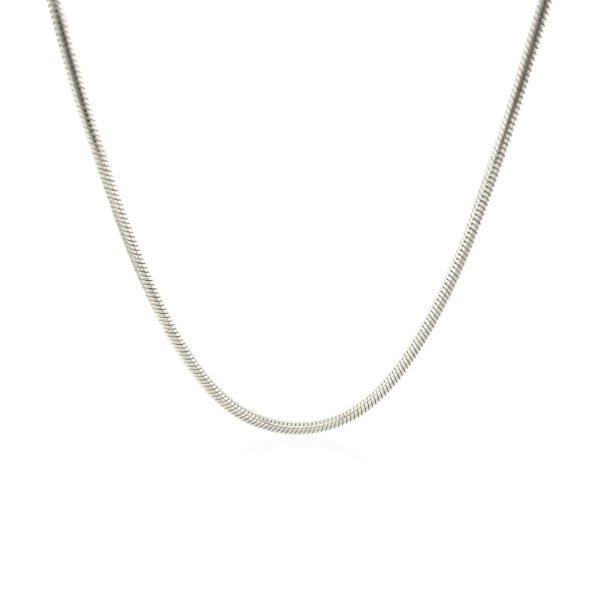 Sterling Silver Snake Style Chain (1.80 mm) - Image 2