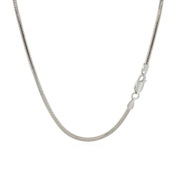 Sterling Silver Snake Style Chain (1.80 mm) - Image 3