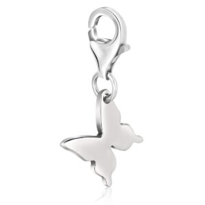 Sterling Silver Butterfly Charm